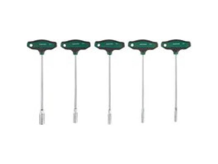 PARKSIDE® Set de 5 clés à douille avec poignée en T ou set de 9 tournevis longs (Jeu de clés à douille poignée en T)
