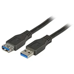 EFB Elektronik K5237.1,8 USB Kabel USB 3.2 Gen 1 (3.1 Gen 1) 1,8 m USB A 5 Gbit/s Schwarz