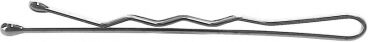 Lussoni Silberne gewellte Haarspangen 250 Stück 4 cm