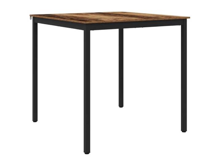 KDACVBMG Bartisch quadratisch aus technischem Holz mit Metallbeinen Modernes Design, rechteckige Form, Verwendung in Küche, Esszimmer, einfache Montage