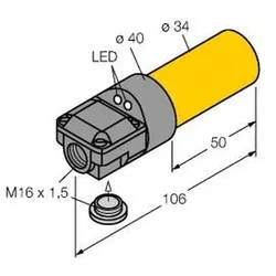 Turck Sensor NI20-K34SR-VP4X2