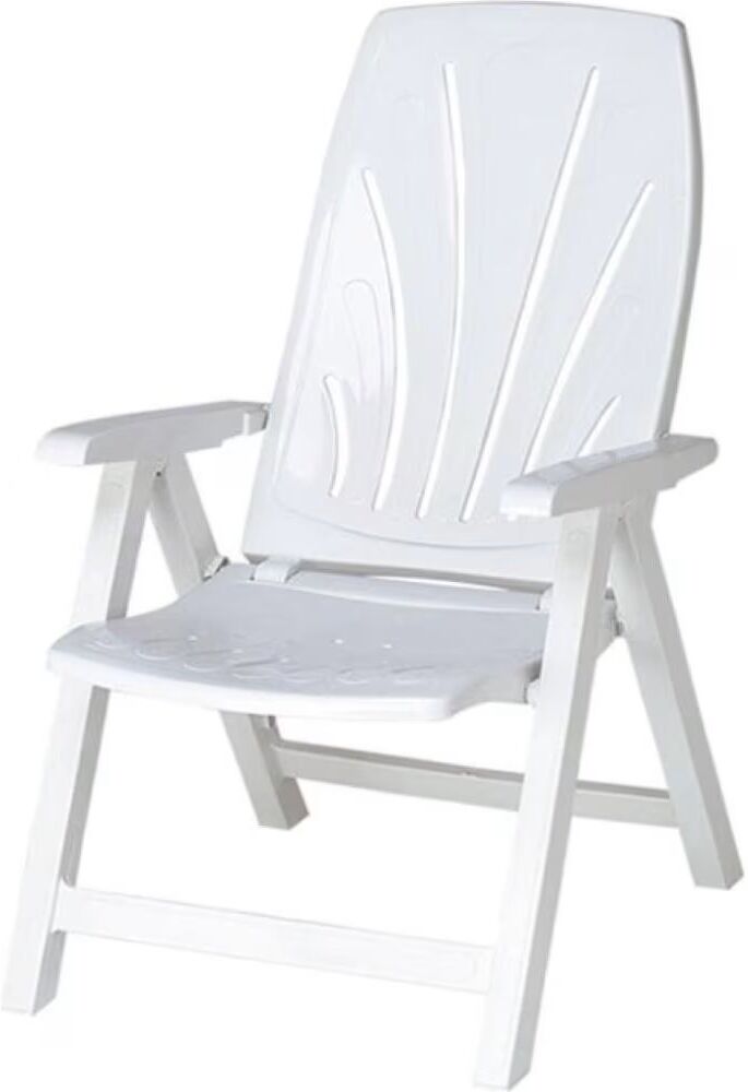 Silla Plegable Garden Life Para Jardín, Piscina Y Playa Blanco Talla Única Unisex