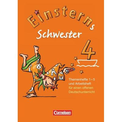 Einsterns Schwester - Sprache und Lesen 4. Schuljahr. Themenhefte 1-4: Projektheft und Arbeitsheft im Schuber, Taschenbuch von Katrin Pfeifer,Daniela