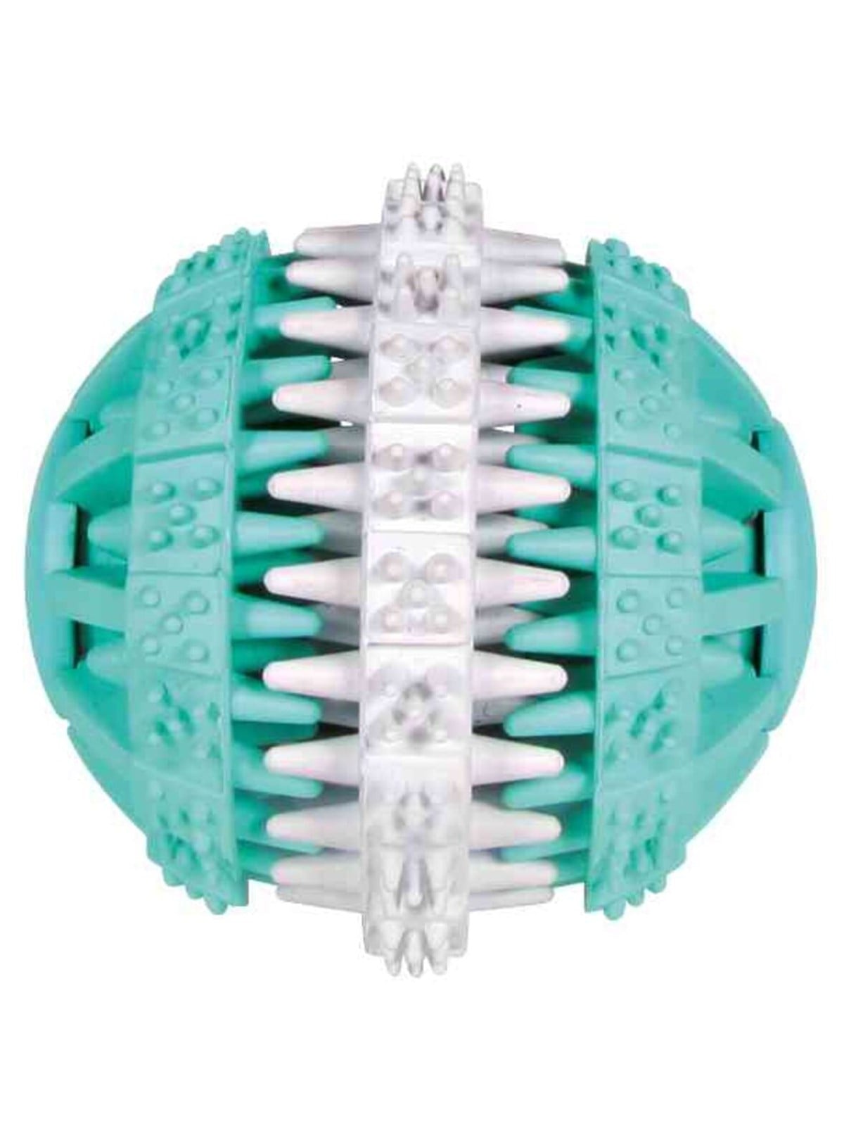Trixie Dog Toy Denta Fun Ball Rubber Mint Flavour 6cm