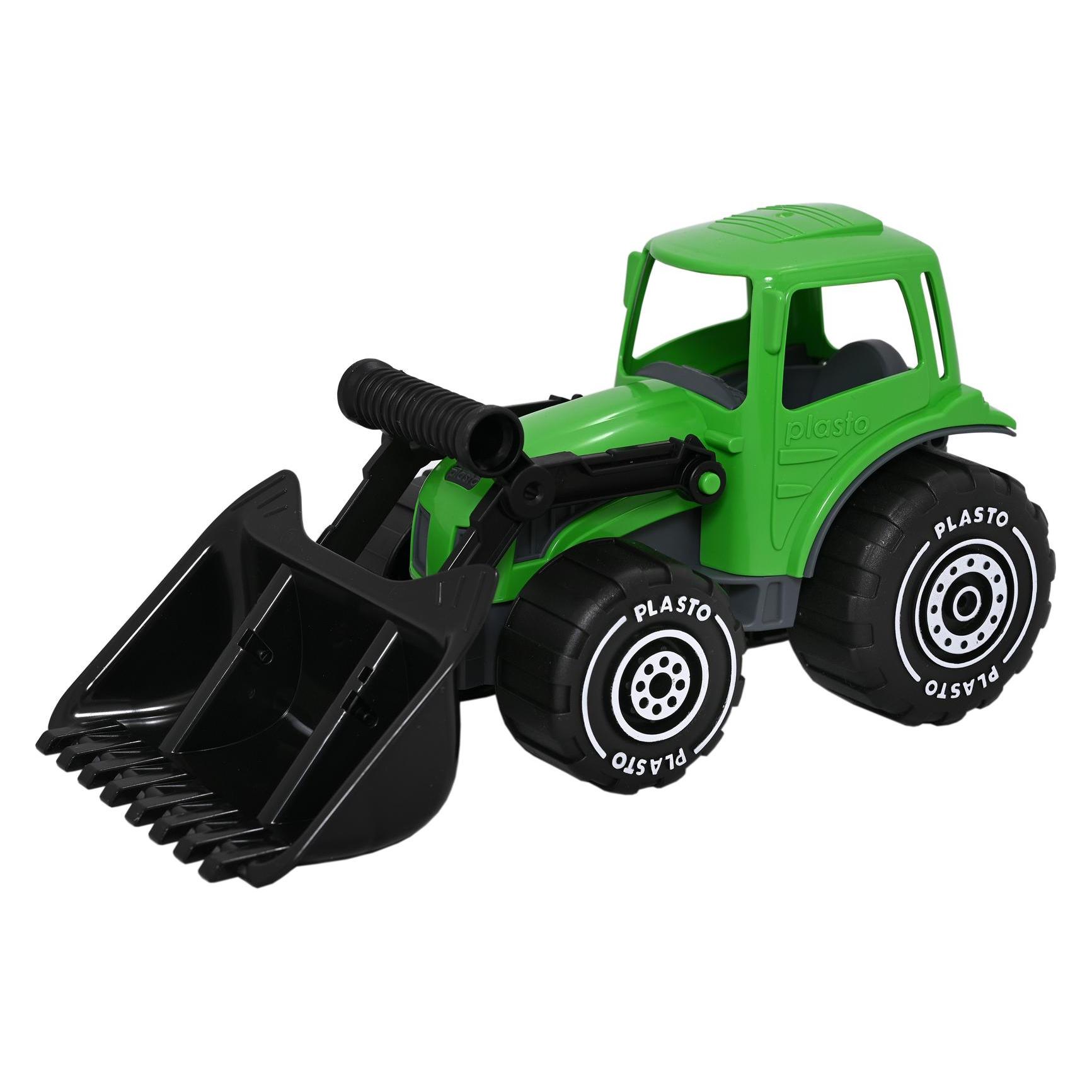 Plasto 32 cm grüner Bagger (1674000GRB)