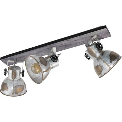 EGLO Deckenspot "BARNSTAPLE", braun (holzfarben), 3, 1 Stk., Leuchten, Deckenlampe, Deckenspot