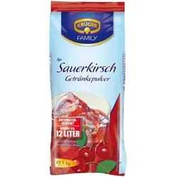 KRÜGER FAMILY Sauerkirsch Getränkepulver 1,0 kg