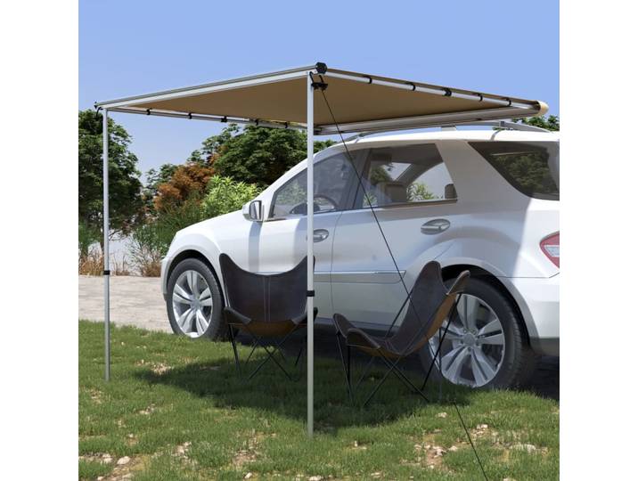 vidaXL Wohnwagen-Markise 2x2x2,15 m Beige