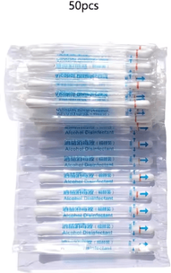 Uplift Curations Portable Iodine Disinfectant Cotton Swabs Individually Packed Iodophor Antiseptic Swabs For First Aid blue 50pcs