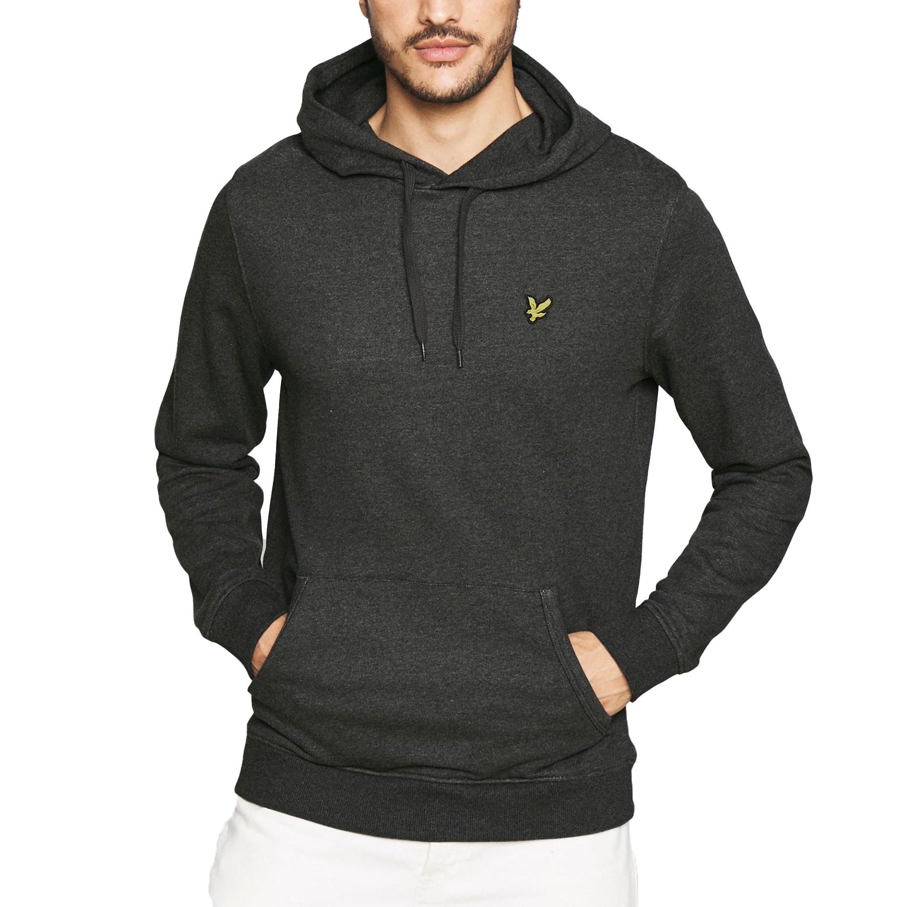 Lyle & Scott - Kapuzenpullover In Anthrazitmelierung Mit Markenlogo