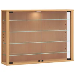 Hängevitrine Vitrosa L Buchefarben