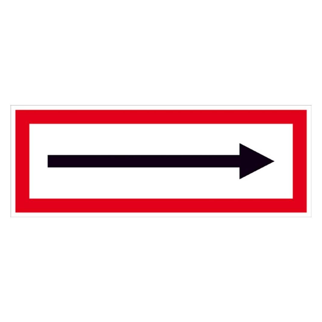SafetyMarking Hinweisschild für die Feuerwehr Richtungspfeil 59. (11.2538)