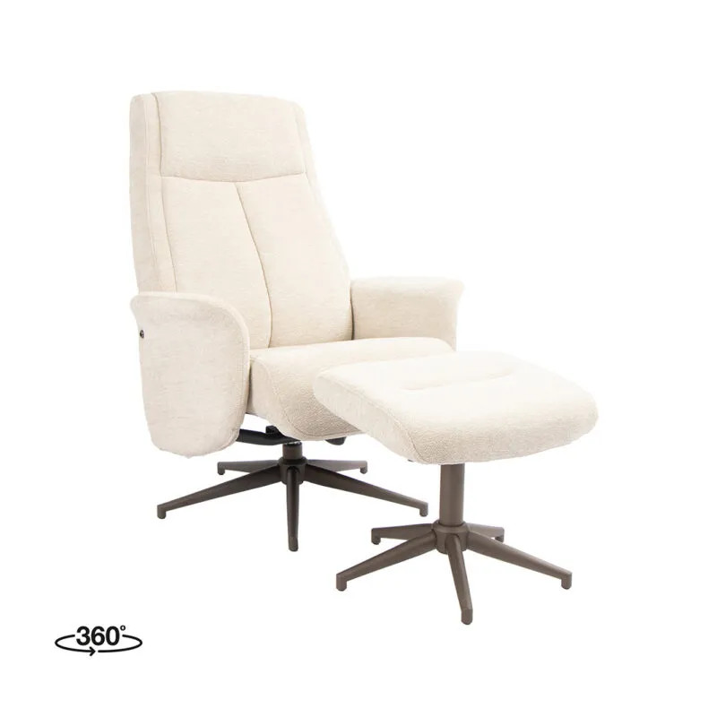 Label51 Fauteuil Tumba Lounge Stoel - Naturel - Raven - One Size