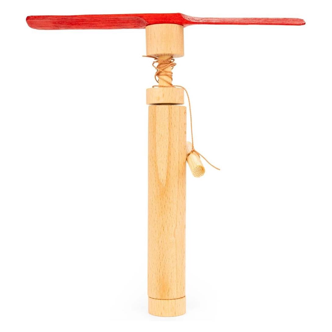 Kikkerland Huckleberry Pull Helicopter (HB49-F)