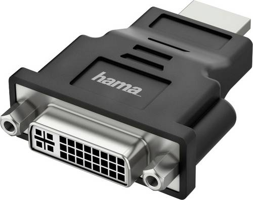 hama 00200339 Video-Adapter, HDMI-Stecker - DVI-Buchse, Ultra-HD 4K