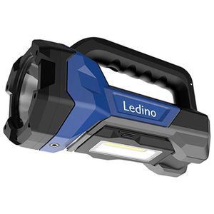 Ledino Handscheinwerfer Wahren, LED, 1.000 + 600 Lumen, mit Akku