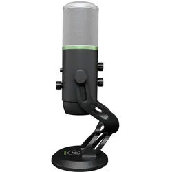 Mackie USB-Mikrofon EM-Carbon mit Gelenkarm Weiss, Mikrofon