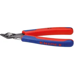 KNIPEX Präzisionszange Electronic Super Knips 125mm Mehrkomponenten-Hülle brüniert 78 61 125