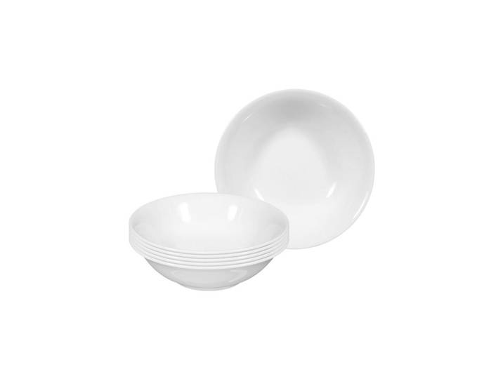 Seltmann Weiden Dessertschalen Rondo/Liane weiß ø 13,2 cm 6er Set, Weiß, Keramik, Rund, Geschirr, Schalen & Schüsseln, Dessertschalen