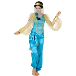 buttinette Kostüm "Orient" für Damen, blau/gold