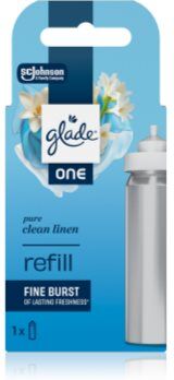 Glade ONE Pure Clean Linen recarga para purificador de ar 10 ml. ONE Pure Clean Linen