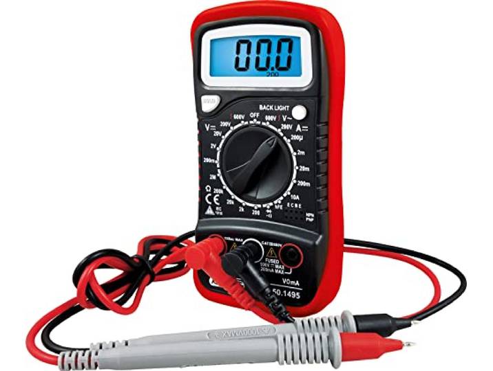 KS Tools 150.1495 Digitale multimeter incl. testpennen