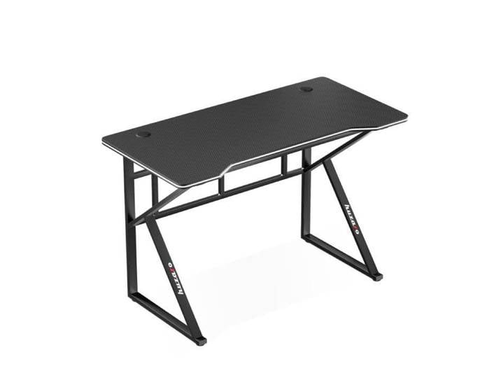 Bureau gaming HUZARO HERO 1.6 Noir Bureau Ergonomique PC Gaming Informatique Gamer Bureau Jeux 120x60x77cm