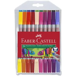 Faber-Castell, Marker, Marker-Set Etüie Bunt (5 Stück) (5x)