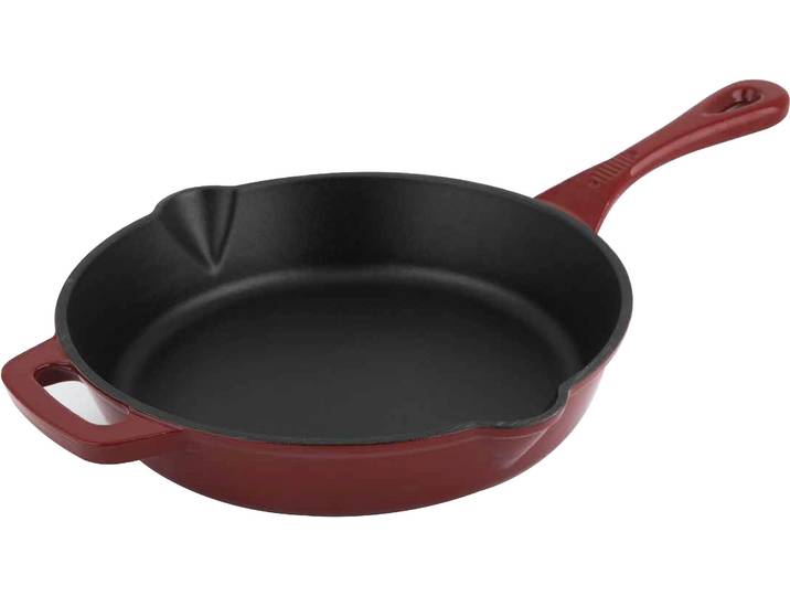 Bratpfanne CARL SCHMIDT SOHN Alpen , rot (dunkelrot), Ø:26cm, Pfannen, Bratpfanne, Ø 26 cm, Induktion