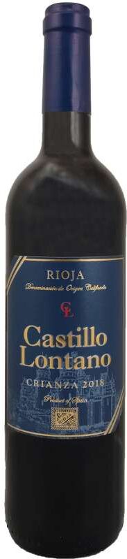 Castillo Lontano Tinto Crianza - Vino español de calidad con graduación de 14,00%