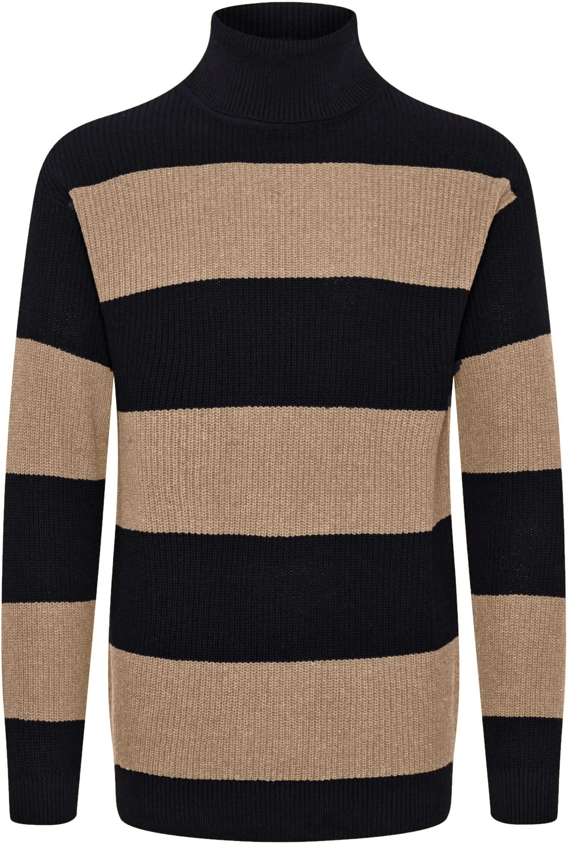 !solid Rollkragenpullover SOLID "Rollkragenpullover SDSerge", Herren, Gr. M, schwarz (true schwarz), Obermaterial: 100% Baumwolle CO., Pullover Rollkragenpullover