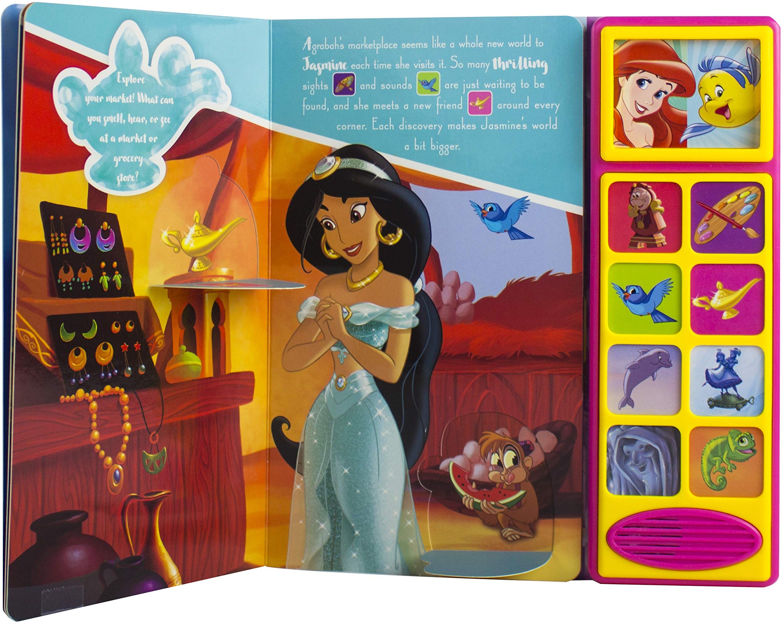 Phoenix Disney Princess - Once Upon an Adventure - Lift-a-Flap Sound Book - PI Kids (Play-A-Sound)