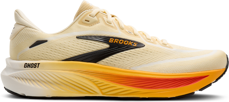 Brooks Ghost 18 Herren Laufschuhe Rutabaga/Tigerlily/Orange D (normal) 46