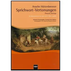 Sprichwort-Vertonungen / Proverb setting, Sachbücher von Anselm H&ütt