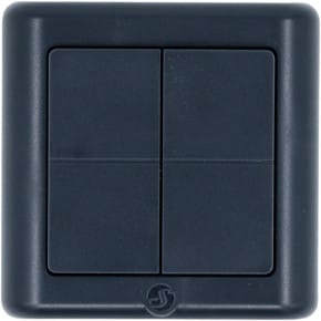 Shelly Blu Wall Switch 4 ZB DK Wandtaster 4-fach Bluetooth Zigbee 16 Aktionen Grau