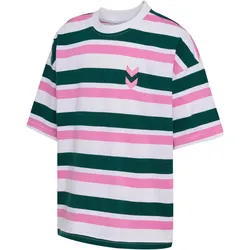 hummel hmlJR Silly Boxy Stripe T-Shirt Kinder 6447 - forest biome 122/128