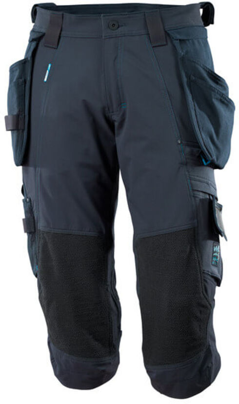 Mascot Dreiviertel-Hose, Hängetaschen, Stretchs Dreiviertel-Hose Größe C47, schwarzblau (17049-311-010-C47)