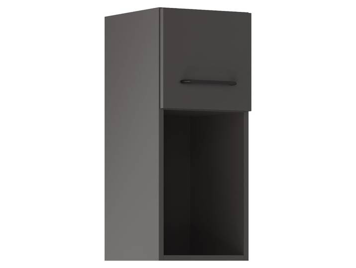 Klapphängeschrank IMPULS KÜCHEN Tirana , in vier Breiten, Höhe: 72,3 cm , grafit, B:30cm H:72,3cm T:34,2cm, Dekorfolie, Holzwerkstoff, Schränke, vormontiert, mit Klapptür und offener Nische