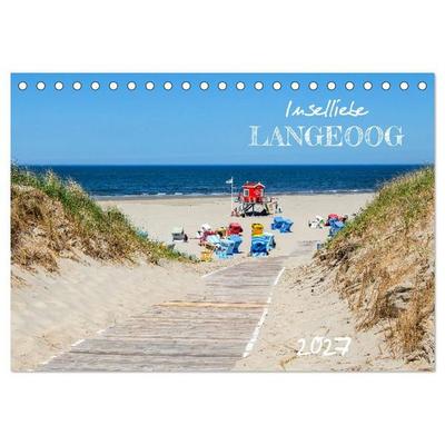 Inselliebe Langeoog (Tischkalender 2027 DIN A5 quer), CALVENDO Monatskalender