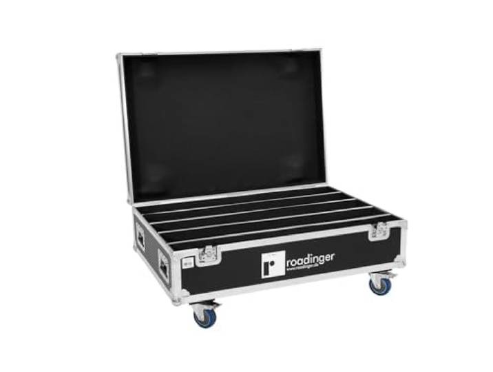 ROADINGER Flightcase 4x LED IP Atmo Bar 10 PRO Flightcase mit Lenkrollen für 4 x LED IP Atmo Bar 10