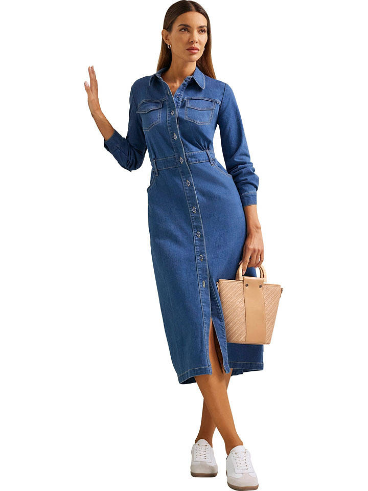 Heine Jeanskleid in Blau - 36