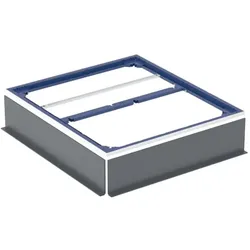 Geberit Duofix Installationsrahmen 551512001 90 x 100 cm, für Duschfläche bis 100cm, für 5 Füße