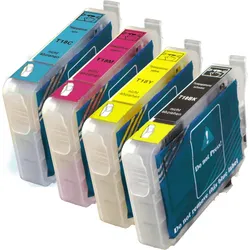 4 kompatible Tinten ersetzt Epson C13T180640 18 Multipack KCMY