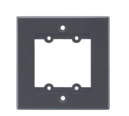 Kramer Electronics FRAME-1G/BG(W) Conventioneel Frame, Wit, Metaal, Mat, 80 mm