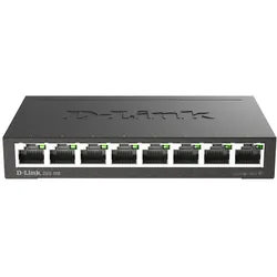D-Link DGS-108 Unmanaged L2 Gigabit Ethernet (10/100/1000) Schwarz