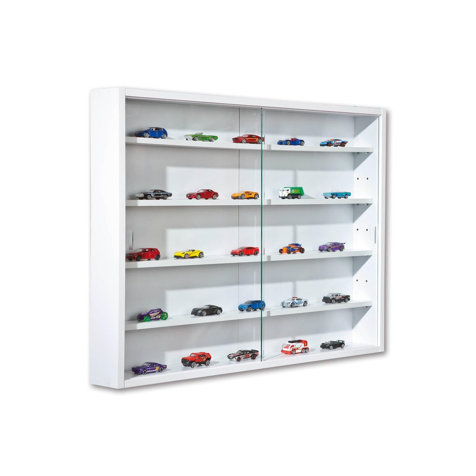 Inter Link Sammlervitrine Gewürzschrank Hängevitrine Wandregal Collecty - Weiss