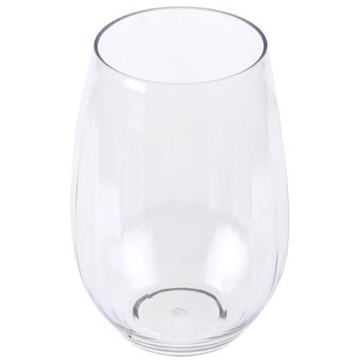 6 Mehrweggläser Tumbler Smooth glas TT Wasserglas Cocktailglas 535 ml
