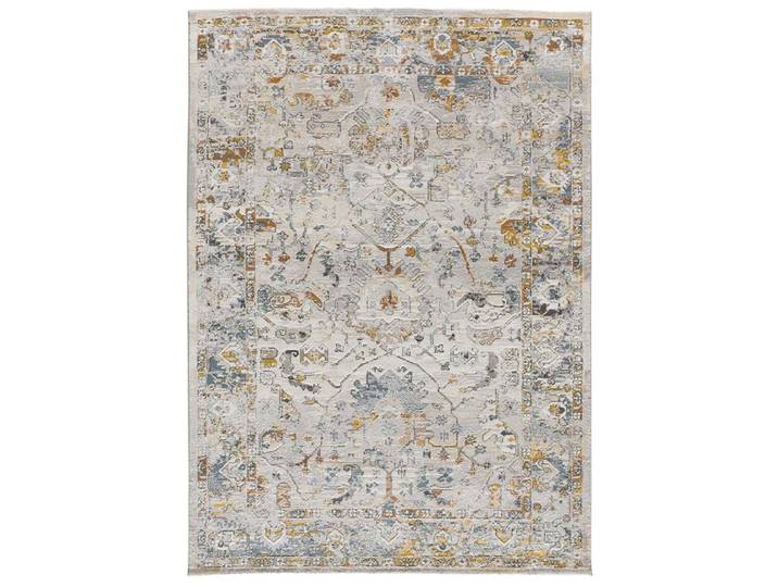 Tapis vintage oriental beige/rouille 154x230 cm