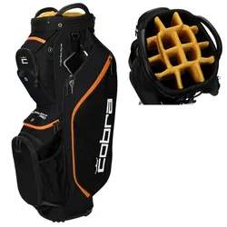 Cobra Ultralight Pro Cartbag schwarz/orange