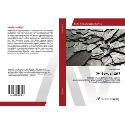 (A-)Sexualität?, Taschenbuch von Tom Glintschnig, AV Akademikerverlag, 978-3-330-50812-5